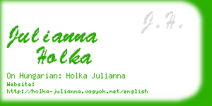 julianna holka business card